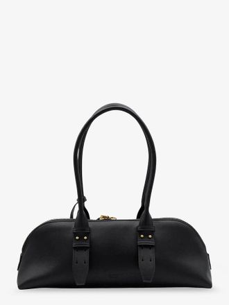 Pinko Womens Leather Shoulder Bag Black
