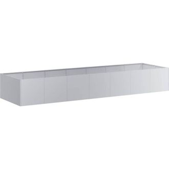 vidaXL Jardinera 280x80x40 Cm De Acero Galvanizado Vidaxl