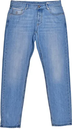 Brunello Cucinelli Light Blue Straight Jeans, Brand Size 54 (US Size 38)