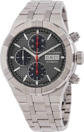 Maurice Lacroix Aikon Chronograph Automatic Grey Dial Mens Watch AI6038-TT03F-331-A