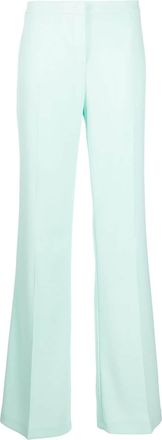 Pinko high-rise straight-leg trousers - women - Polyester/Spandex/Elastane/Acetate/Polyester - 40 - Blue