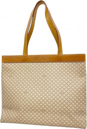 Celine Brown Pvc Tote Bag (Pre-Owned)
