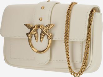 Pinko Love Shoulder Bag - White