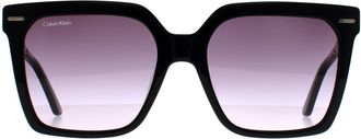 Calvin Klein Square Womens Black Purple Gradient CK22534S - One Size