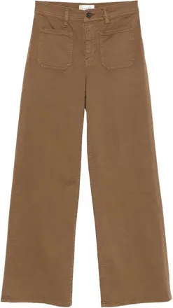 Frame Denim Le Slim Patch-pocket Wide-leg Jeans