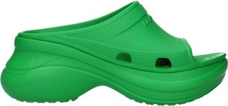 Balenciaga T-shirts en sokken Pool Crocs Dames Groen Rubber/Gras