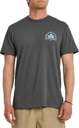 Quiksilver Pleasures Cotton Graphic T-Shirt in Iron Gate at Nordstrom, Size Xx-Large