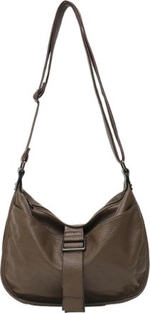 Generic Compatible For Women Genuine Leather Shoulder Bag Multi Pockets Casual Daily Slouchy Handbag Satchel Purse(COFFEE)