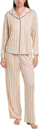 Flora Nikrooz Flora By Flora Nikrooz 2Pc Printed Knit Pajama Set
