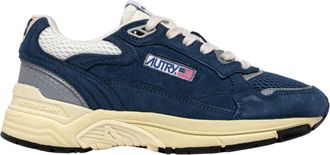 Autry Hyperway Navy Blue Low Sneakers