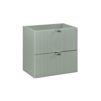 Petits Meubles Mueble bajo lavabo 2 cajones estratificado Verde
