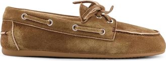 Miu Miu Loafer - Dames - Bootschoenen - Oranje - 38 EU - Su&egrave;de - Schoenen