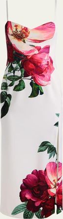 Alice & Olivia Nina Sweetheart Midi Dress