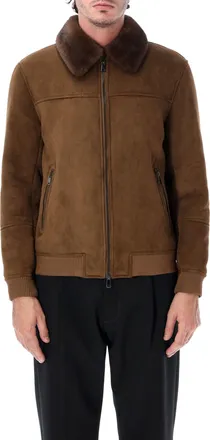 s.w.o.r.d Eco-Shearling Aviator Jacket