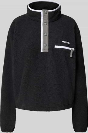 Columbia Fleecepullover mit Stehkragen Modell Helvetia in Black, Größe XL