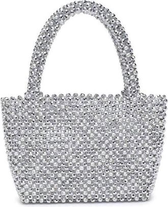 Moda Luxe Womens Donna Evening Bag In Silver