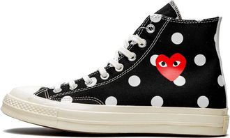 Converse Schoenen, Heren, Zwart, 42 1/2 EU, 70s Hi Polka Dot Sneakers