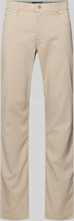 Christian Berg Chino mit 5-Pocket-Design in Sand, Gr&ouml;&szlig;e 31/32