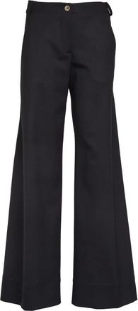 Ql2 Quelledue QL2 Quelledue, Dames, Broeken, Zwart, Maat: L