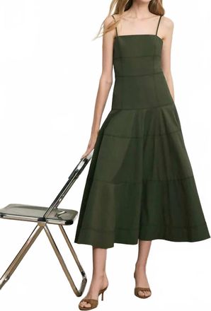 Veronica Beard Ilona Dress In Army