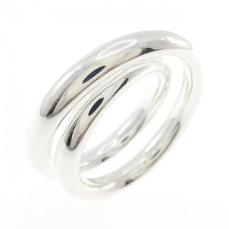 Herm&egrave;s Silver 925 Band Ring (Pre-Owned)