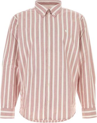 Carhartt Work in Progress Carhartt Wip Embroidered Oxford L/S Deven Shirt