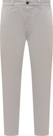 Department Five Light Grey Slim Chino Trousers
