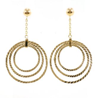 C&A Unbranded (14K) Drop Earrings (Pre-Owned)