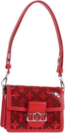 Louis Vuitton Tweedehands Canvas Louis Vuitton tassen - Dames - Vintage Schoudertas - Rood - ONE Size - Vintage