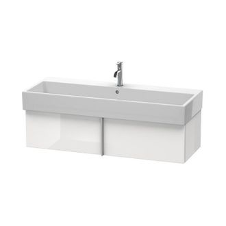 Duravit Mueble De Pared Duravit Vero Air 118,4 X 43,1 Cm, 1 Extra&iacute;ble, Para Vero Air 235012, Color (frente/cuerpo): Roble Oscuro Cepillado Chapa De Madera Aut