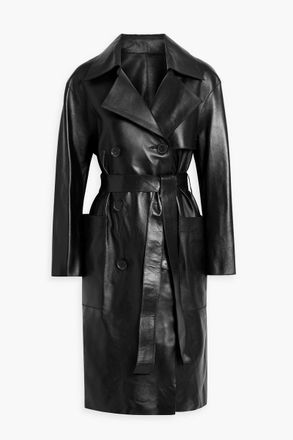 Karl Donoghue Leather trench coat - Black - UK 12