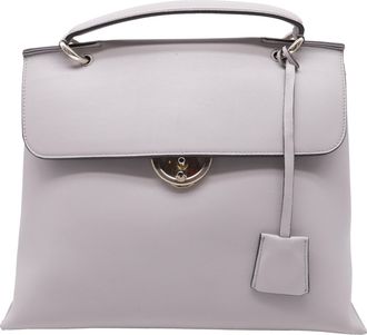 Ferragamo Jet Set Top Handle Bag in Grey Leather