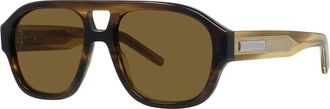 Givenchy Day Pilot Zonnebril - unisex - Accessoires - Bruin - Maat: 55 MM