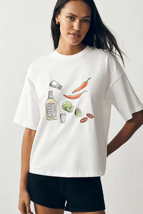 Never Fully Dressed Spicy Marg Cotton Graphic Tee
