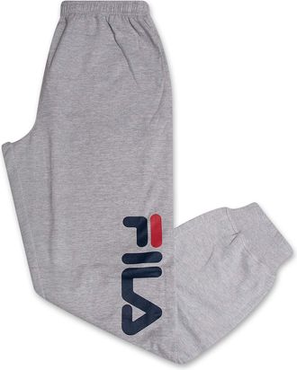 Fila Fila Sweatapnts for Men Big and Tall Cotton Fleece Jogger Sweatpants Heather Grey 3XLT