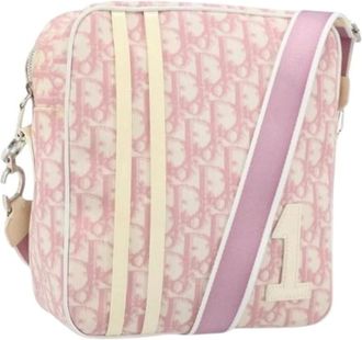 Dior Pre-owned Cross Body Bags, female, Pink, Size: ONE SIZE Pre-owned Vintage Shoulder Bag