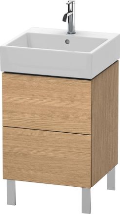 Duravit Duravit L-cube Mueble De Aseo Vertical 48,4 X 45,9 Cm, 2 Extra&iacute;bles, Para Vero Air 235050, Color: Decoraci&oacute;n Roble Europeo - Lc677405252