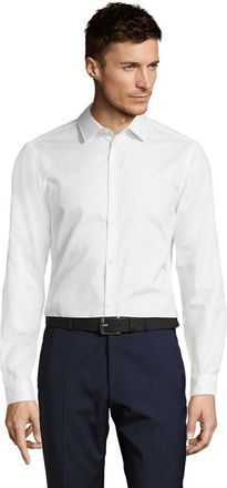 SOLS Heren Brody visgraat overhemd (Wit)