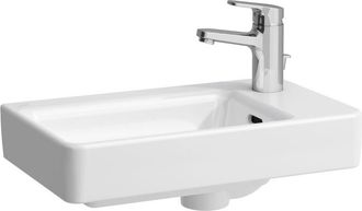 Laufen Laufen - Pro S Lavabo Con Enjuague Manual, Lavabo Izquierdo, Sin