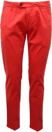 Roy Rogers Slim-fit Trousers, male, Red, W35, 6181At pantalone ROY RogerS NEW Rolf trousers