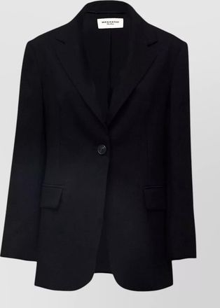 Max Mara wool single-breasted regular-fit blazer