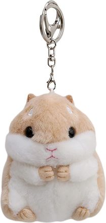 Generic Cute Hamster Keychain Plush Pendant Keychain Ladies Girl Handbag Backpack Pendan Professional Processed
