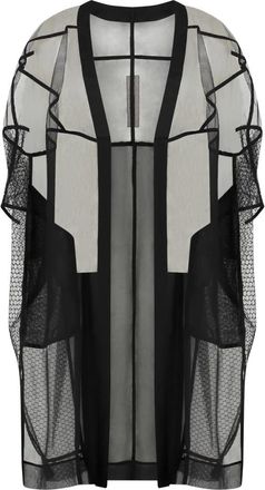 Rick Owens Coats - Dames - Kimonos - Zwart - ONE Size - Overhemden