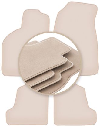 OEM Alfombrillas Premium Beige Para: Saab 9-3 I Aero, Liftback, Sed&aacute;n 1998-2002