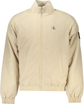 Calvin Klein Chique Beige Designerjas - Heren - Zomerjassen - Beige - 2XL - Polyester - Jassen