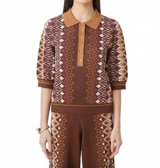 Suncoo Palmer Sweater In Chocolate