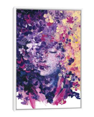 iCanvas Icanvas Drowning In Flowers Framed Canvas By Doriana Popa Wall Art