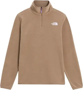 The North Face Glacier Fleece 1/4 Zip Jacket Fleecepullover f&uuml;r Damen | beige