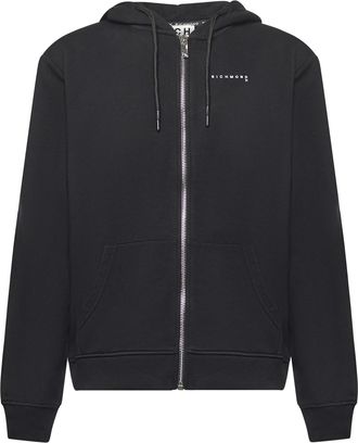 John Richmond Zip-up Sweatshirt With Logo