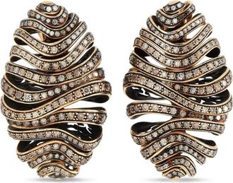 De Grisogono Orecchini in oro rosa 18kt con diamanti